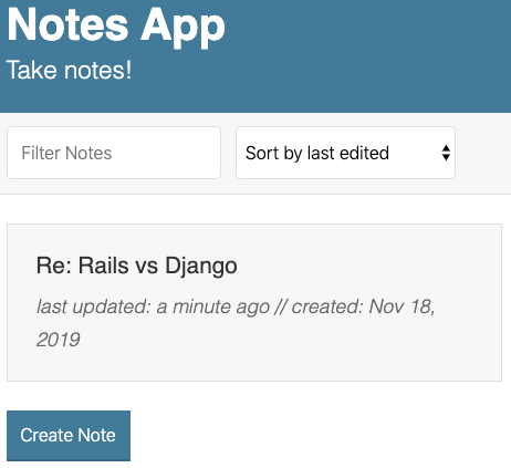 Notes App